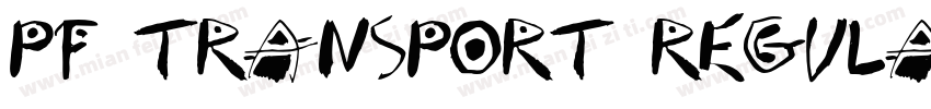 PF Transport regula字体转换